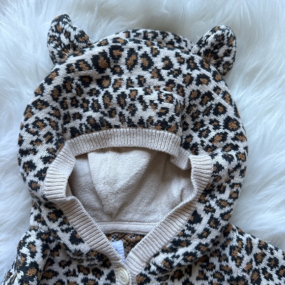 Gap Baby Brannan Leopard Sweater - Size 6-12m - New Sly Stone - Picture 4 of 4
